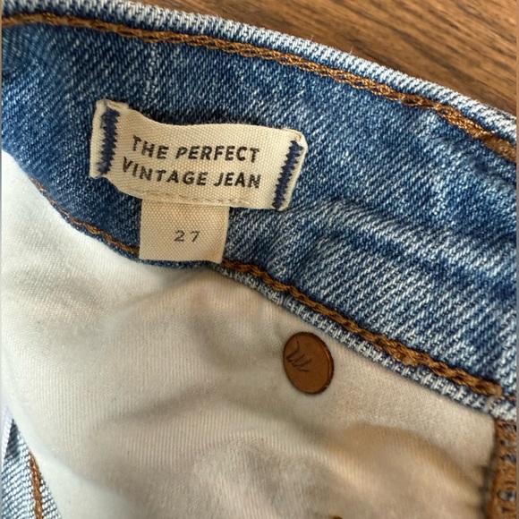 Madewell SIZE 27 The Perfect Vintage Jean In Light Blue Denim - Picture 7 of 14